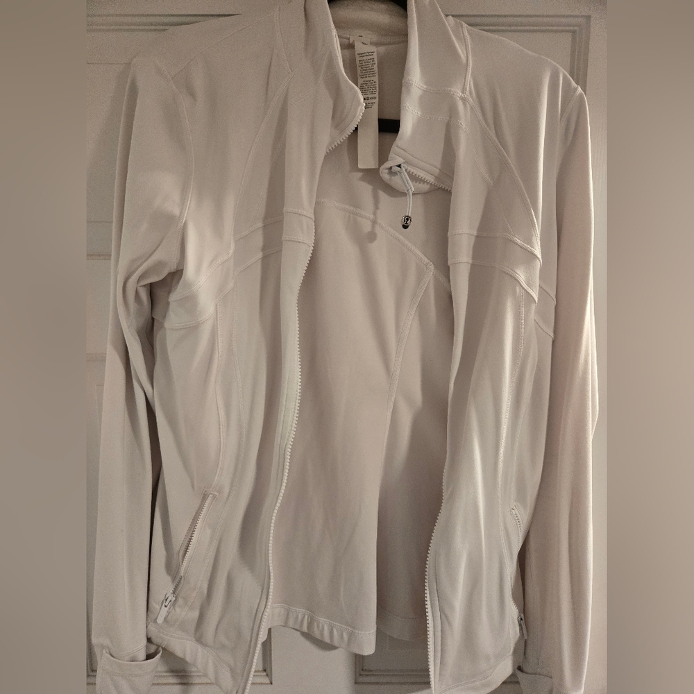 Lululemon white zip up